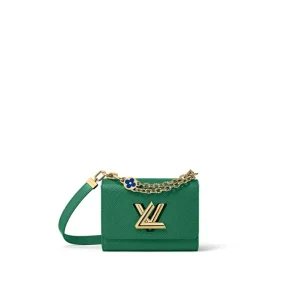Louis Vuitton Twist PM Bag Epi Lær håndveske - Serpentine Grønn
